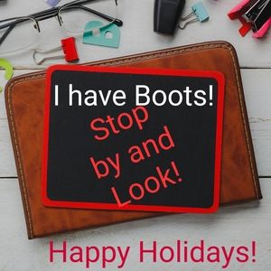 I have boots!
